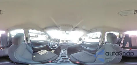 2016 Nissan Sentra S z USA, uszkodzony, nr VIN 3N1AB7AP9GY303896